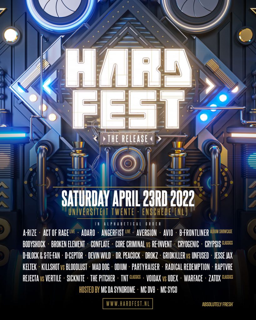 Full line up HARDFEST 2022