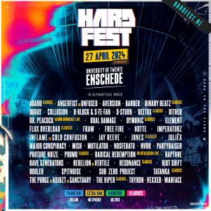 line up HARDFEST 2024 poster